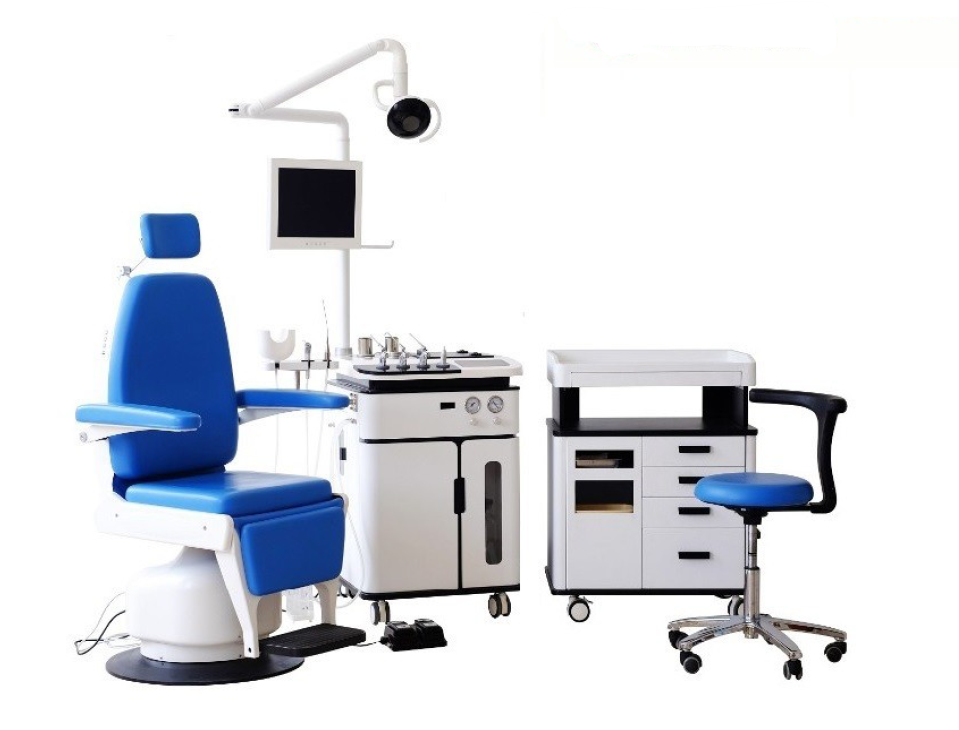 Unit laryngologiczny cały zestaw – unit+ fotel + moduł instrumentarium